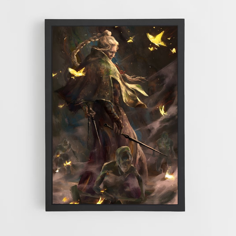 Poster Lady butterfly – affiche Sekiro (vue 2)
